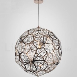 Luminária pendente moderna contemporânea com globo de 1 luz