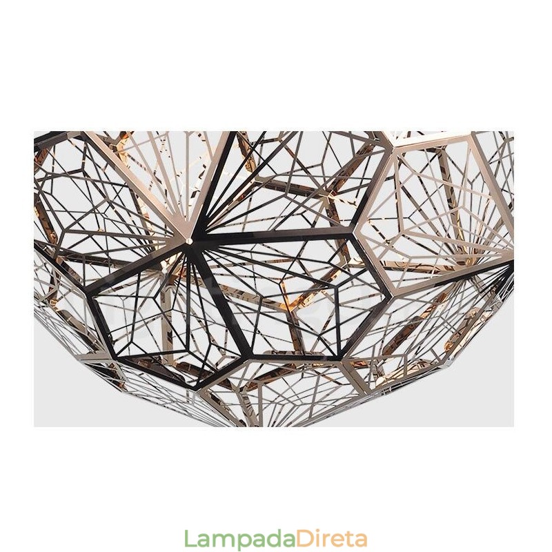 Luminária pendente moderna contemporânea com globo de 1 luz
