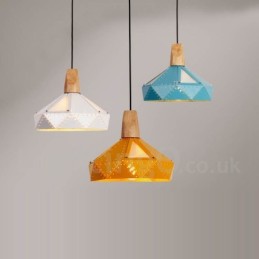 Único 1 Luz Moderna Contemporânea Multi Cores Pendente Luz