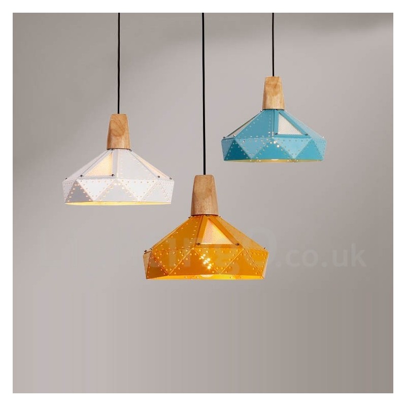 Único 1 Luz Moderna Contemporânea Multi Cores Pendente Luz