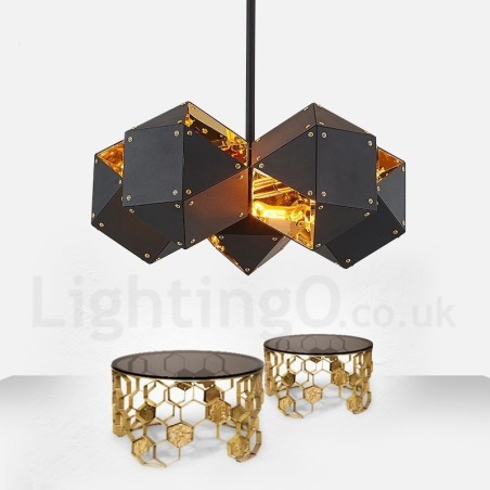 Luminária pendente moderna contemporânea de 5 luzes Luminária pendente moderna contemporânea de 5 luzes