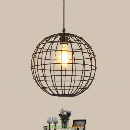 Luminária pendente vintage country globe Luminária pendente vintage country globe