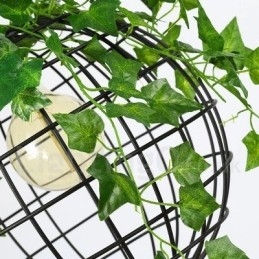 Luminária pendente vintage country globe