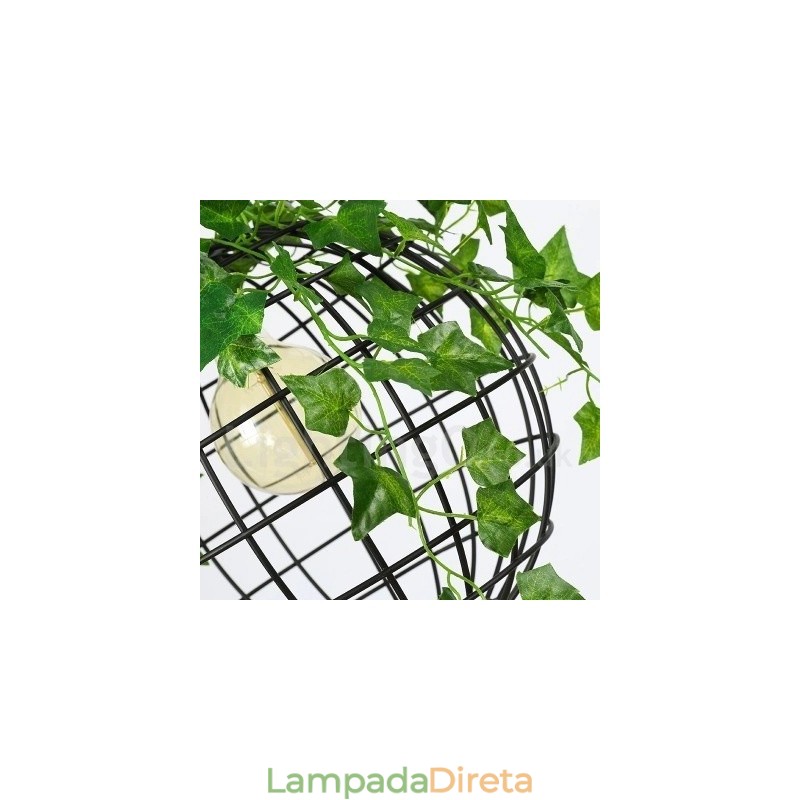 Luminária pendente vintage country globe