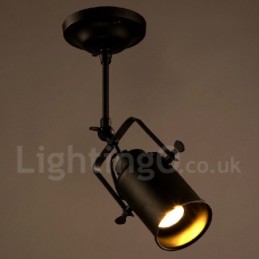 Rustic Lodge 1 Luz Spot Luzes