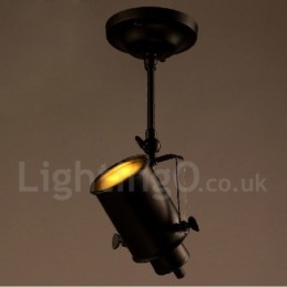 Rustic Lodge 1 Luz Spot Luzes
