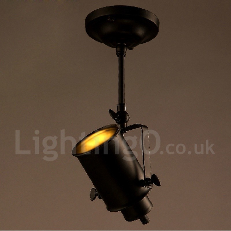 Rustic Lodge 1 Luz Spot Luzes