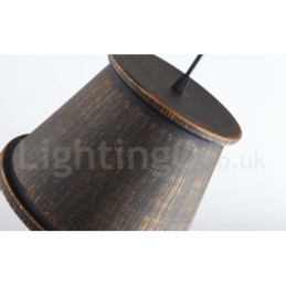Retro Vintage 1 Luz Metal Pendente Luz