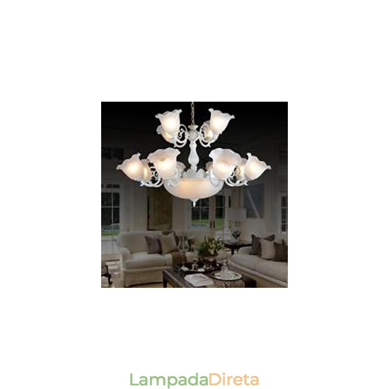 Lustre Tradicional Clássico Vintage Retro Metal