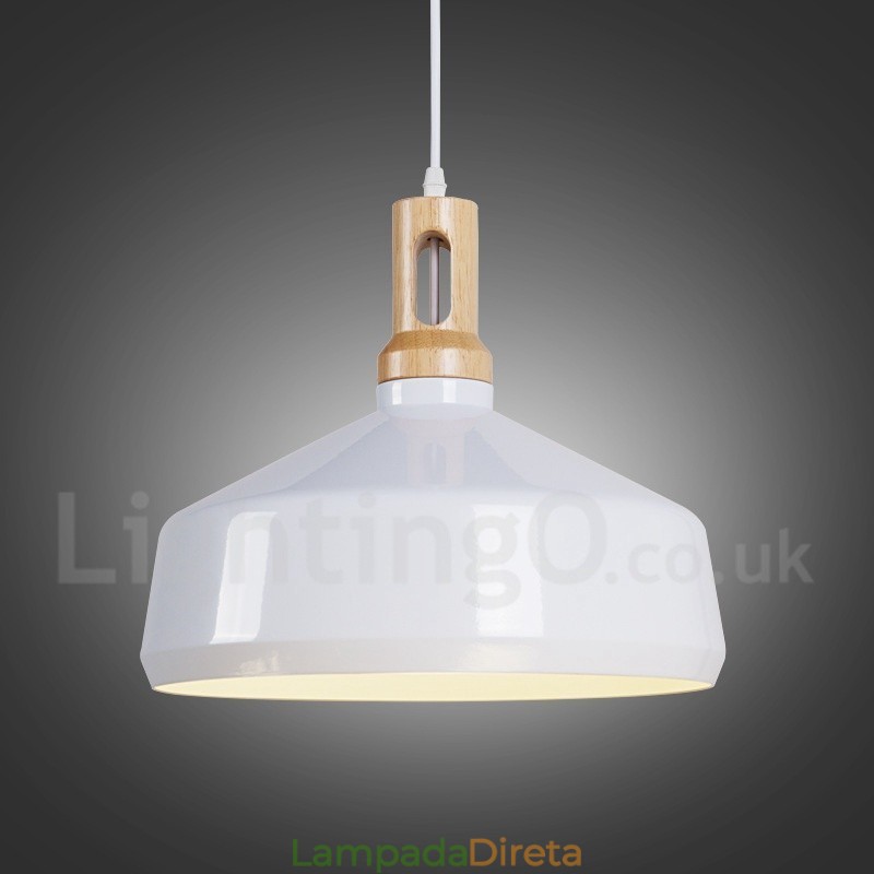 Luminária pendente moderna contemporânea de 1 luz