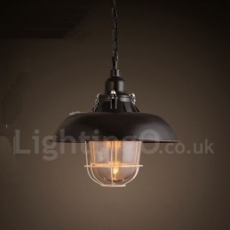 Retro Vintage Metal 1 Luz Pendente Luz