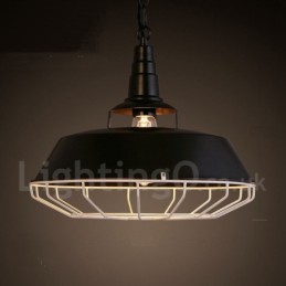 Retro Vintage Metal 1 Luz Pendente Luz