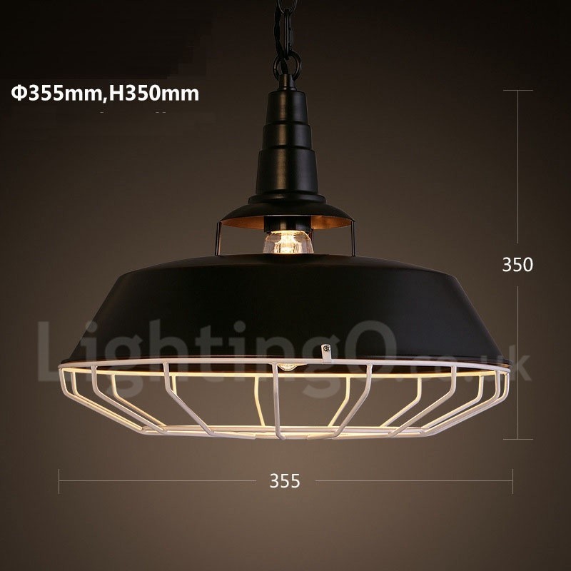 Retro Vintage Metal 1 Luz Pendente Luz