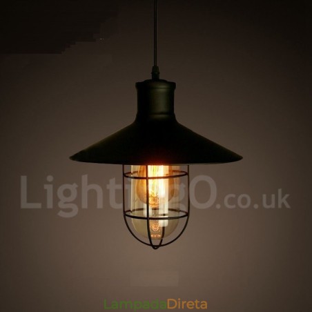 Retro Vintage Metal 1 Luz Pendente Luz Retro Vintage Metal 1 Luz Pendente Luz