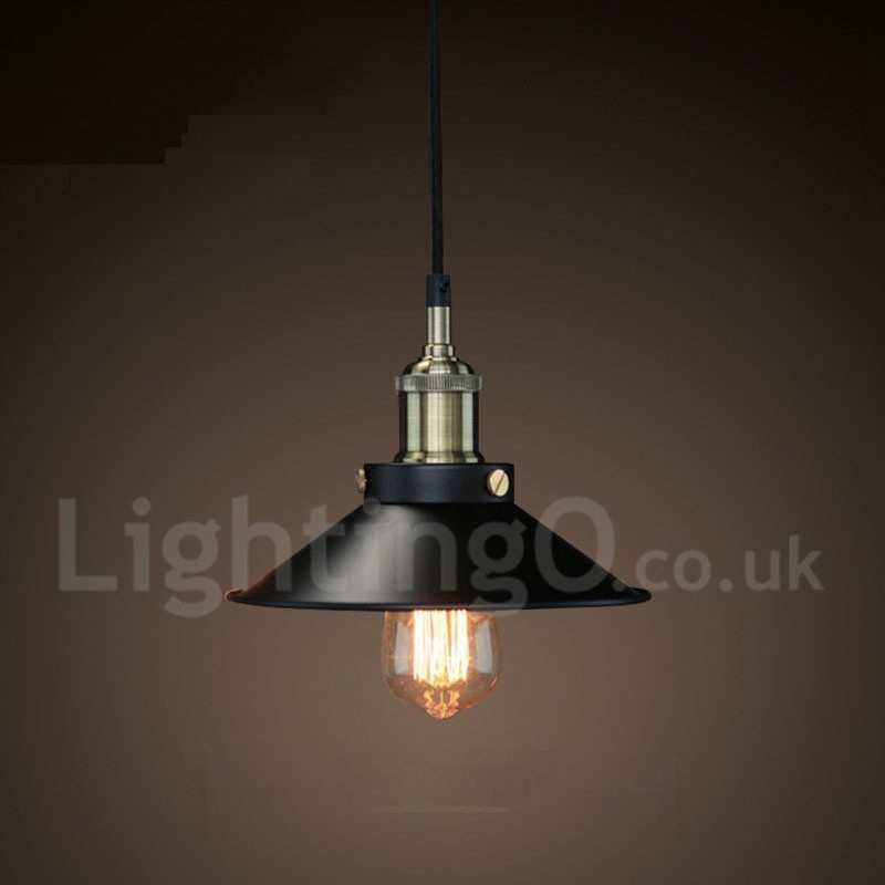 Retro Vintage Metal 1 Luz Pendente Luz