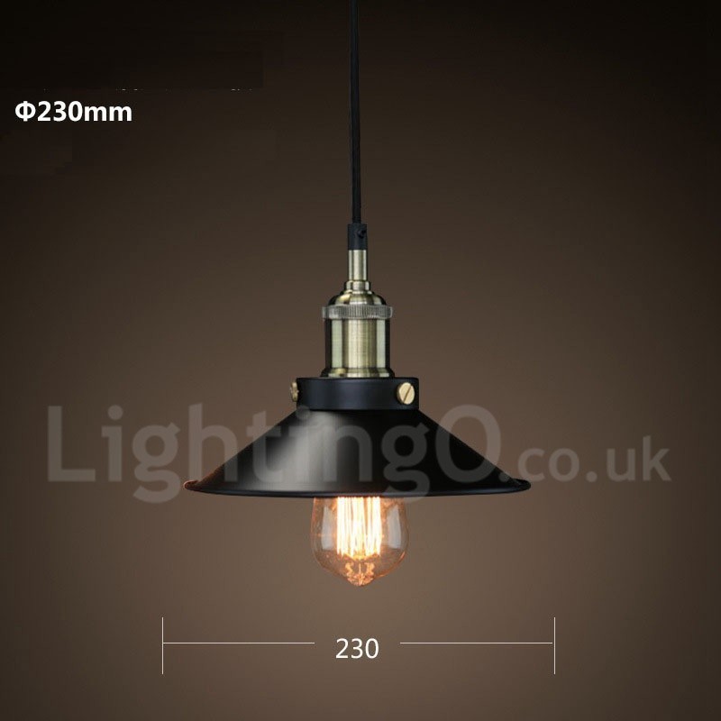 Retro Vintage Metal 1 Luz Pendente Luz
