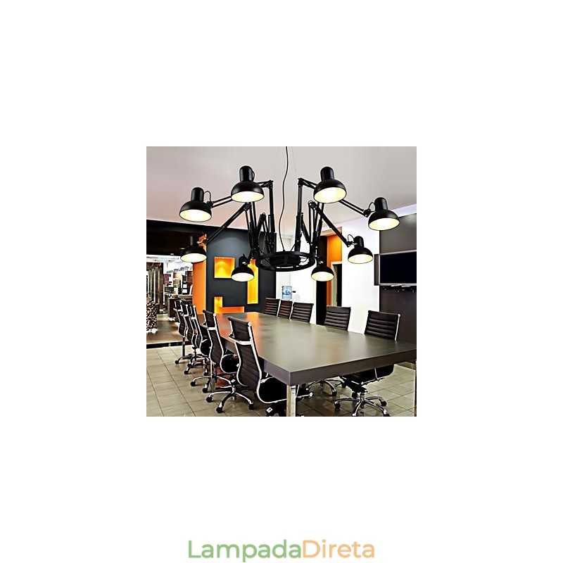 Lustre Mini Estilo Moderno Contemporâneo Metal