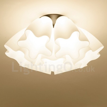 Lustre integrado rústico de 7 luzes Lustre integrado rústico de 7 luzes