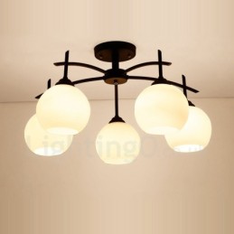 Lustre Integrado Clássico Tradicional de 5 Luzes