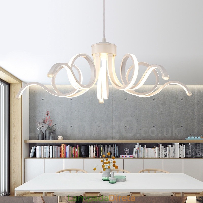 Lustre moderno contemporâneo integrado