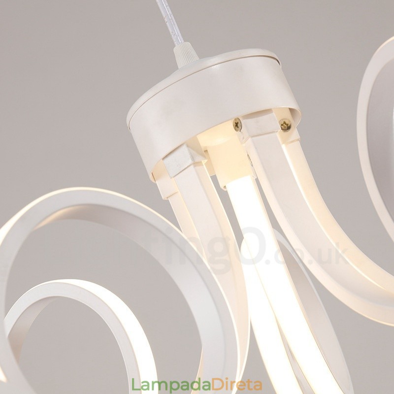 Lustre moderno contemporâneo integrado