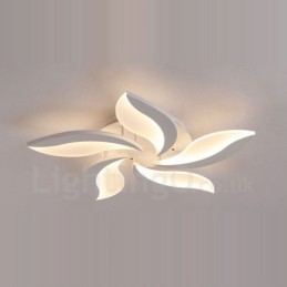 Lustre integrado moderno contemporâneo de 5 luzes
