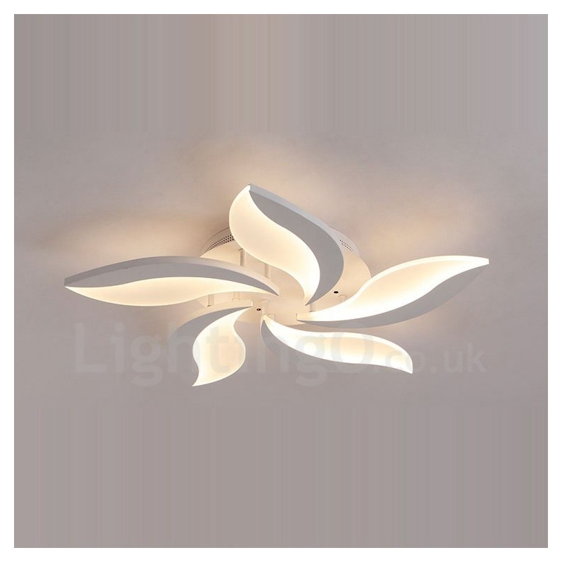 Lustre integrado moderno contemporâneo de 5 luzes
