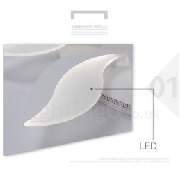 Lustre moderno contemporâneo integrado de 9 luzes de 68 W