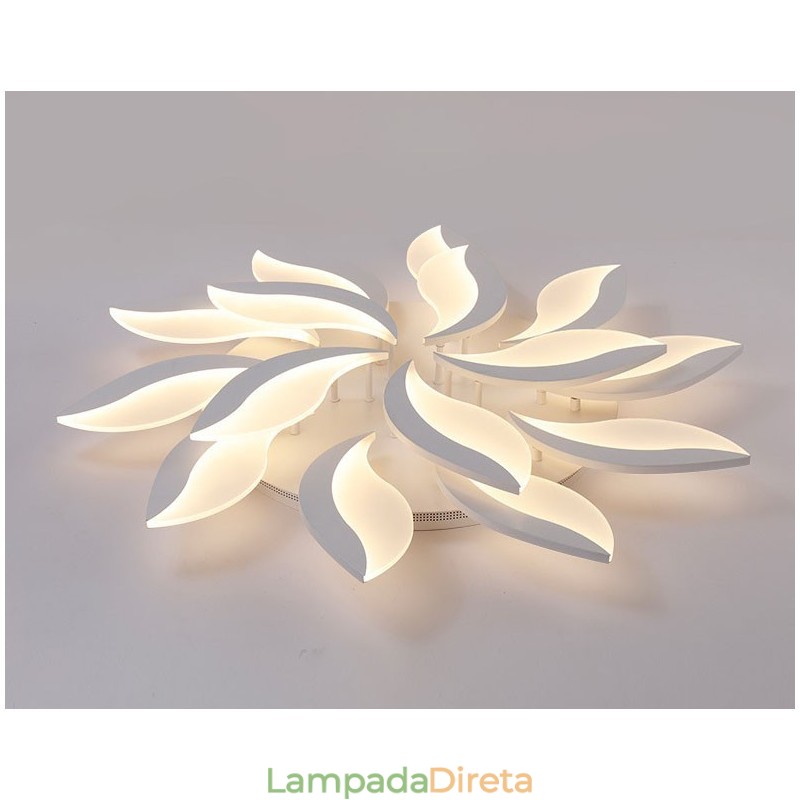 Lustre moderno contemporâneo integrado de 15 luzes de 128 W