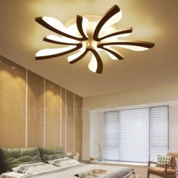 Lustre integrado moderno contemporâneo de 5 luzes