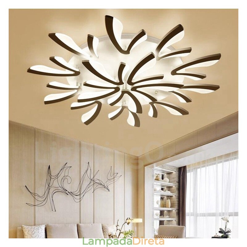 15 Luzes Modernas Contemporâneas Integradas 1Lustre