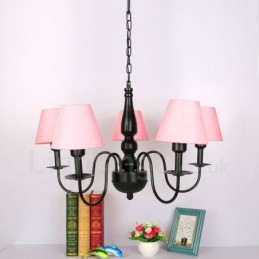 Lustre de metal integrado estilo mediterrâneo