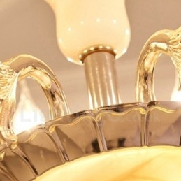 Lustre de metal integrado clássico tradicional de 15 luzes