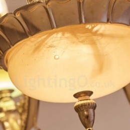 Lustre de metal integrado clássico tradicional de 15 luzes