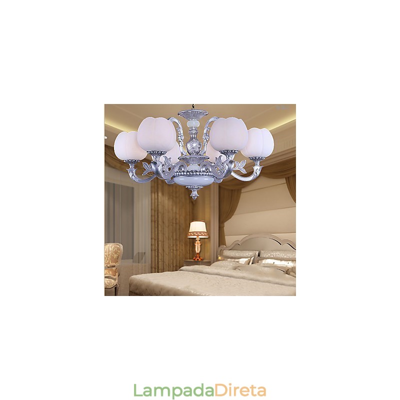 Lustre Moderno Contemporâneo Metal