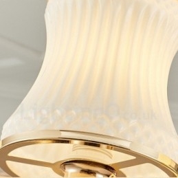 Lustre de metal integrado clássico tradicional de 8 luzes