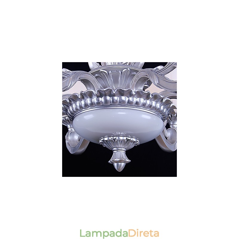 Lustre Moderno Contemporâneo Metal