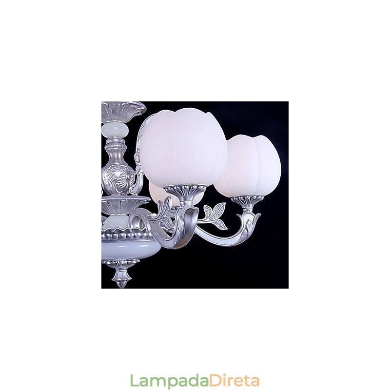 Lustre Moderno Contemporâneo Metal