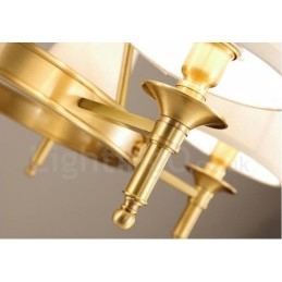 Lustre de metal integrado com 10 luzes Rustic Lodge
