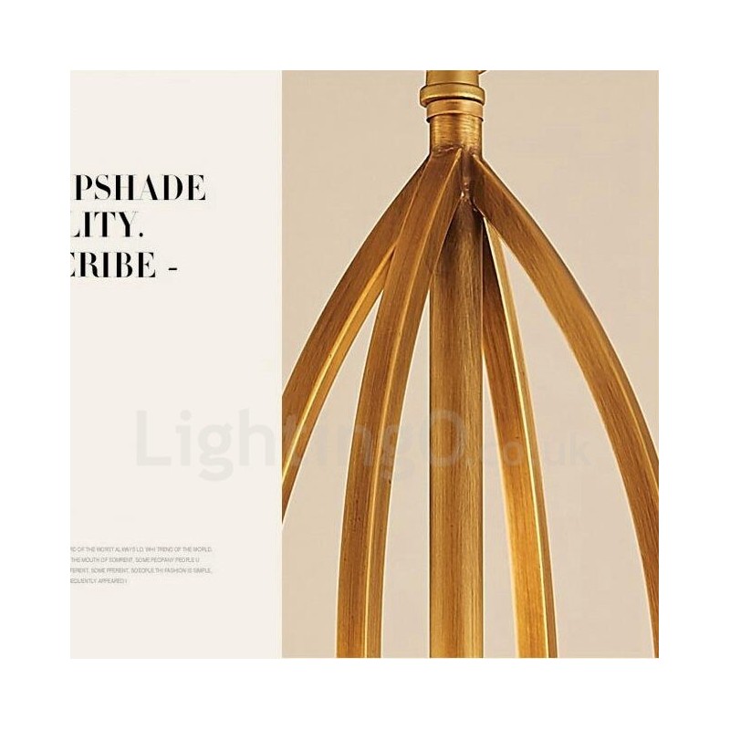 Lustre de metal integrado com 10 luzes Rustic Lodge