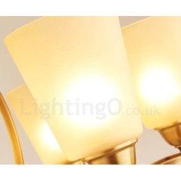 Lustre de metal integrado com 10 luzes Rustic Lodge
