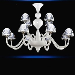 Pingente de cogumelo de cristal criativo minimalista moderno 8+4
