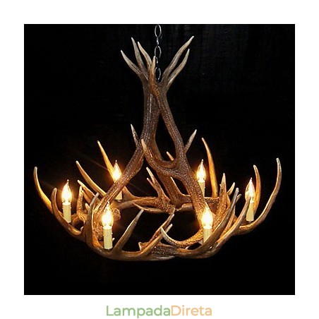 Lustre de resina retrô Others Lustre de resina retrô Others