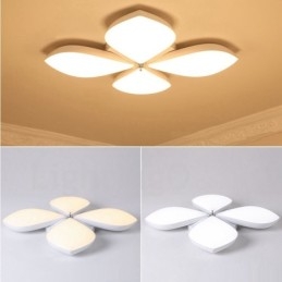 4 Luzes Modernas Contemporâneas Integradas de Metal Encastrado