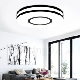 Luminária embutida de metal integrada contemporânea moderna