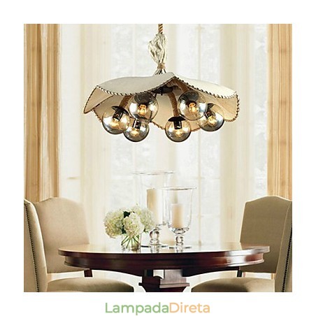 Lustre Mini Estilo Vintage Metal Lustre Mini Estilo Vintage Metal
