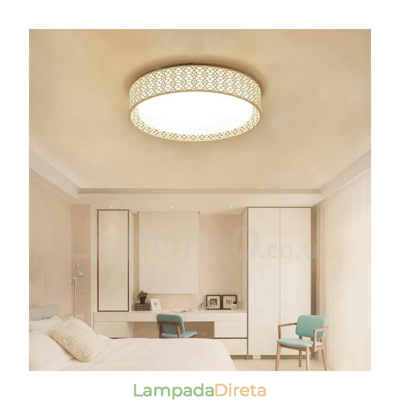 Luminária embutida de metal integrada contemporânea moderna