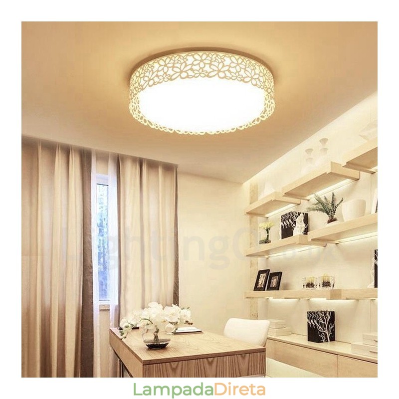 Luminária embutida de metal integrada contemporânea moderna