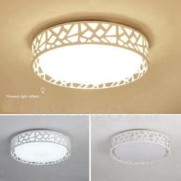 Luminária embutida de metal integrada contemporânea moderna