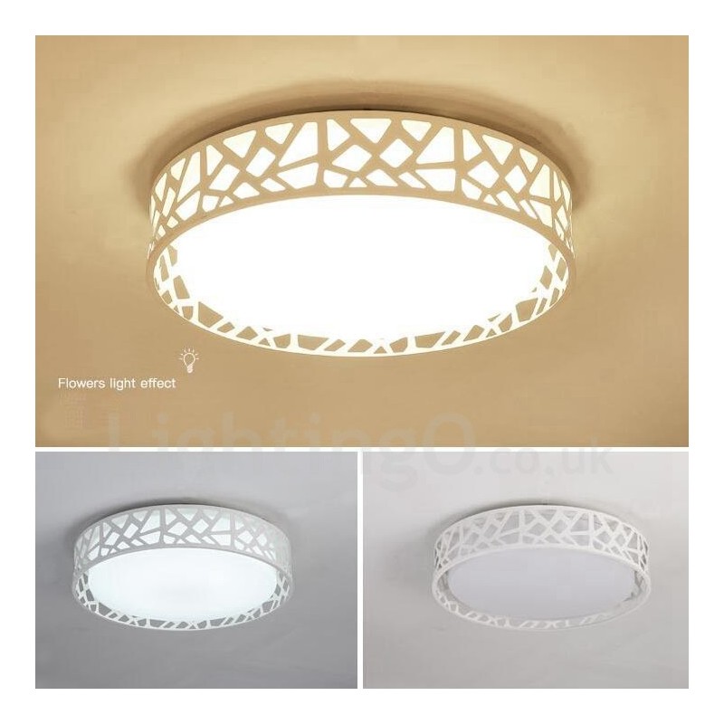 Luminária embutida de metal integrada contemporânea moderna